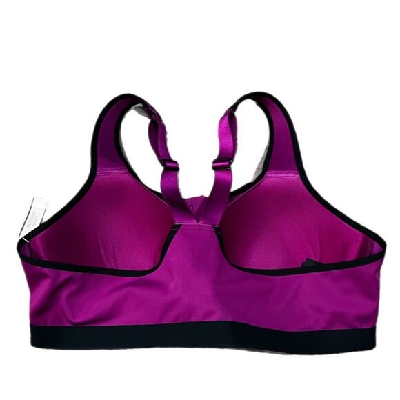 Victoria’s Secret knockout Maximum Support Front Close Sports Bra magenta 36D - Picture 3 of 6